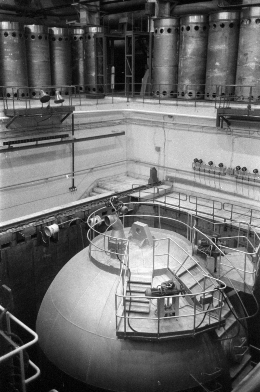 Russia, Novovoronezh, Novovoronyezsi Atomerőmű, az első reaktor beindítás előtt., 1964, Bojár Sándor, Soviet Union, nuclear power, Fortepan #180131