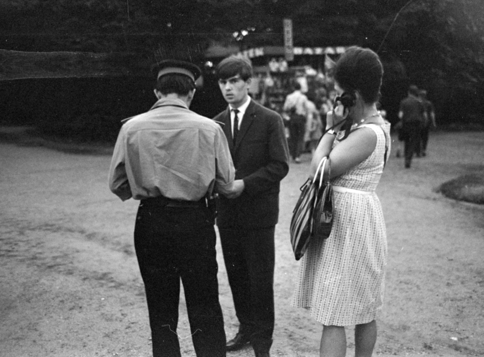 1967, Bojár Sándor, cop, identity check, Fortepan #180216