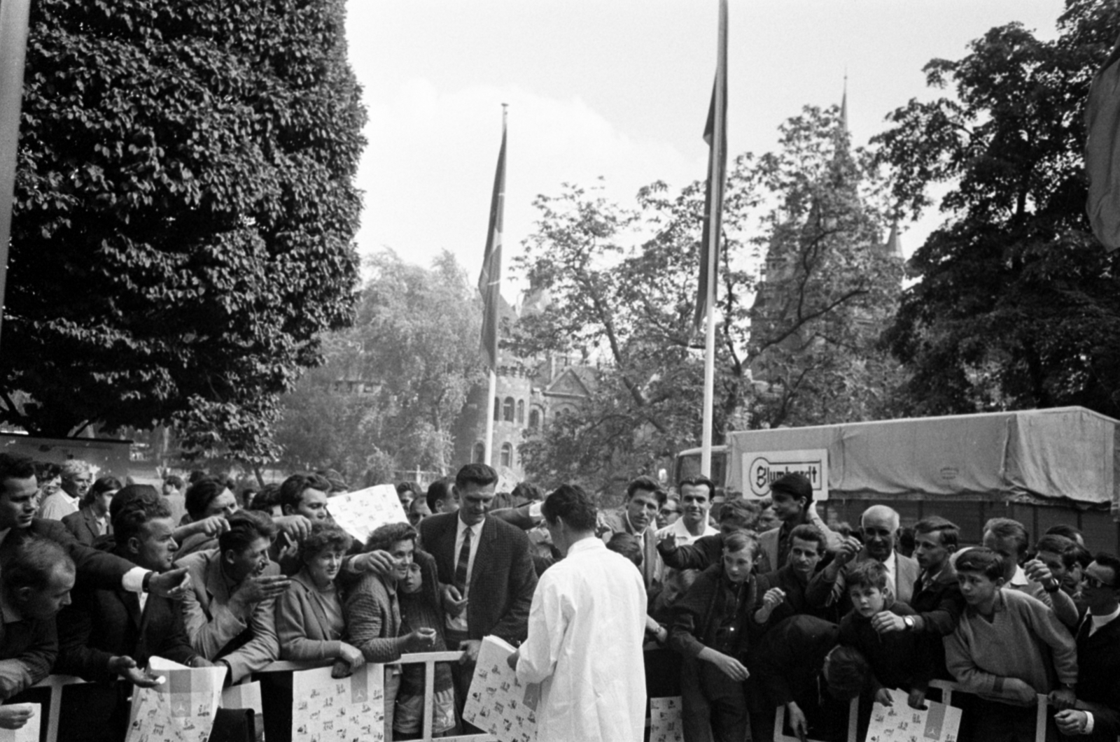 Hungary, Budapest XIV., 1966, Bojár Sándor, international fair, Budapest, Fortepan #180271