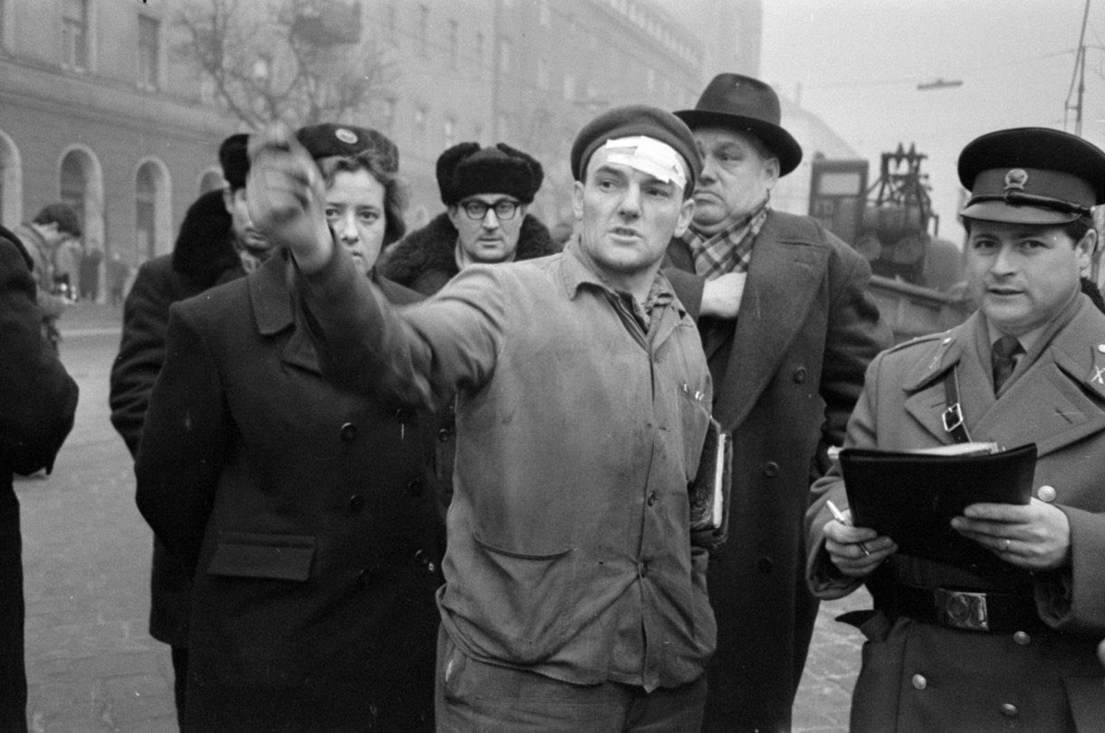 Hungary, Budapest XII., Krisztina körút a Maros utca közelében. Közlekedési baleset a Vérmezőnél., 1967, Bojár Sándor, Budapest, Fortepan #180300