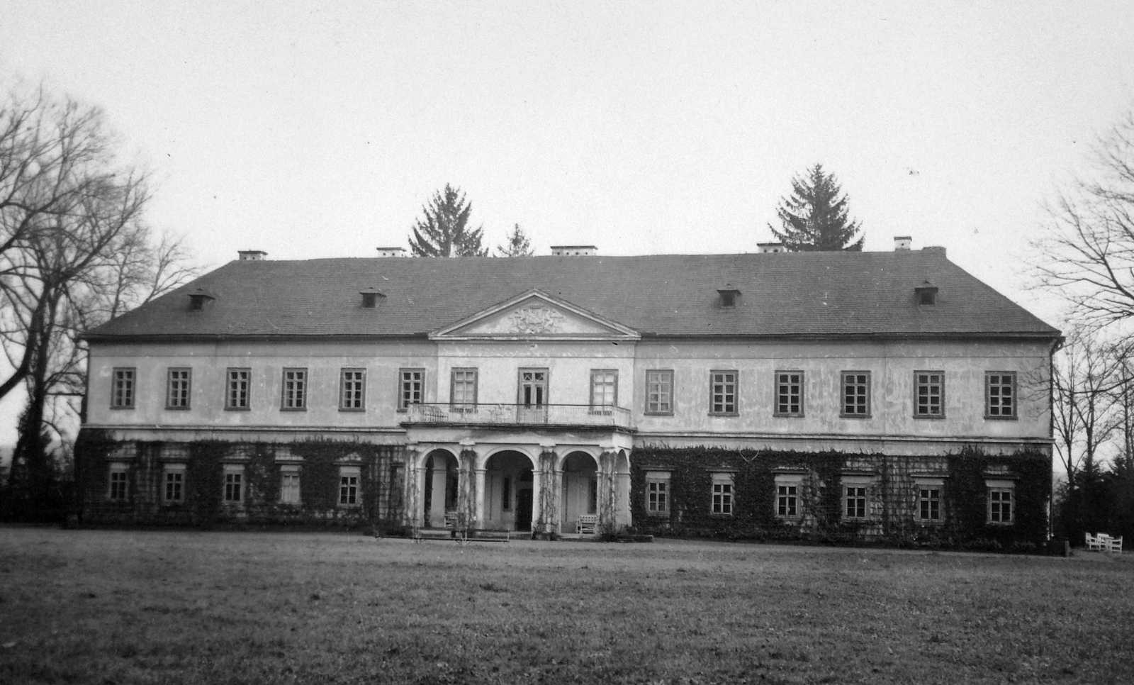 Slovakia, Horné Semerovce, Wilczek-kastély., 1936, Saly Noémi, Czechoslovakia, castle, mansion, Fortepan #18292