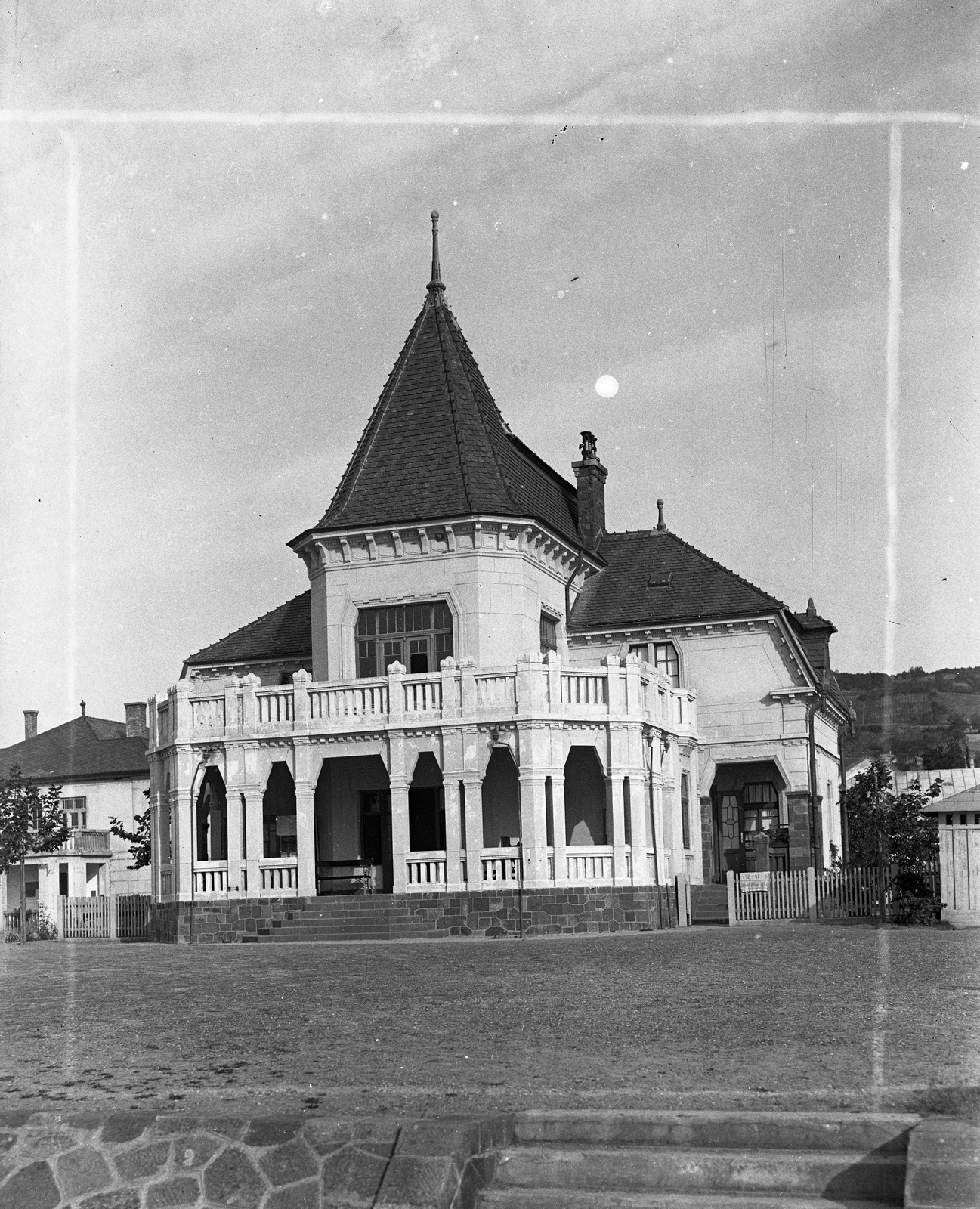 Magyarország,Balaton, Révfülöp, kikötői őrház. Leltári jelzet: MMKM TEMGY 2019.1.1. 0351, 1915, Magyar Műszaki és Közlekedési Múzeum / BAHART Archívum, Fortepan #183244