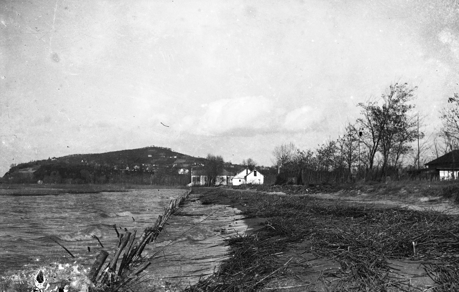 Magyarország,Balaton, Fonyód, Bélatelep, parti részlet. Leltári jelzet: MMKM TEMGY 2019.1.1. 0391, 1914, Magyar Műszaki és Közlekedési Múzeum / BAHART Archívum, Fortepan #183258