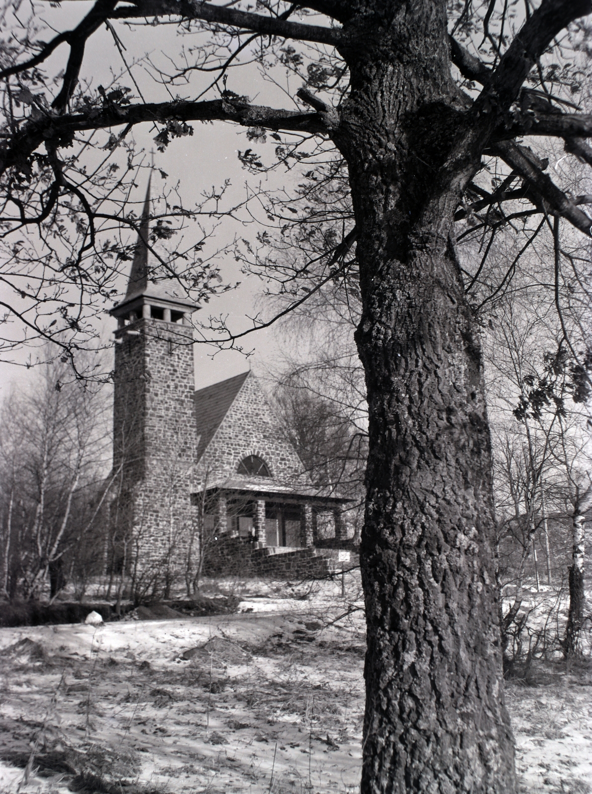 Hungary, Galyatető, Mátraszentimre, Magyarok Nagyasszonya ("Kodály") templom., 1943, Divéky István, Fortepan #183847