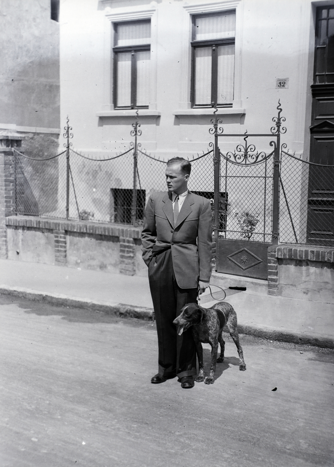 1939, Ferencz Zoltán Zénó, dog, Fortepan #184039