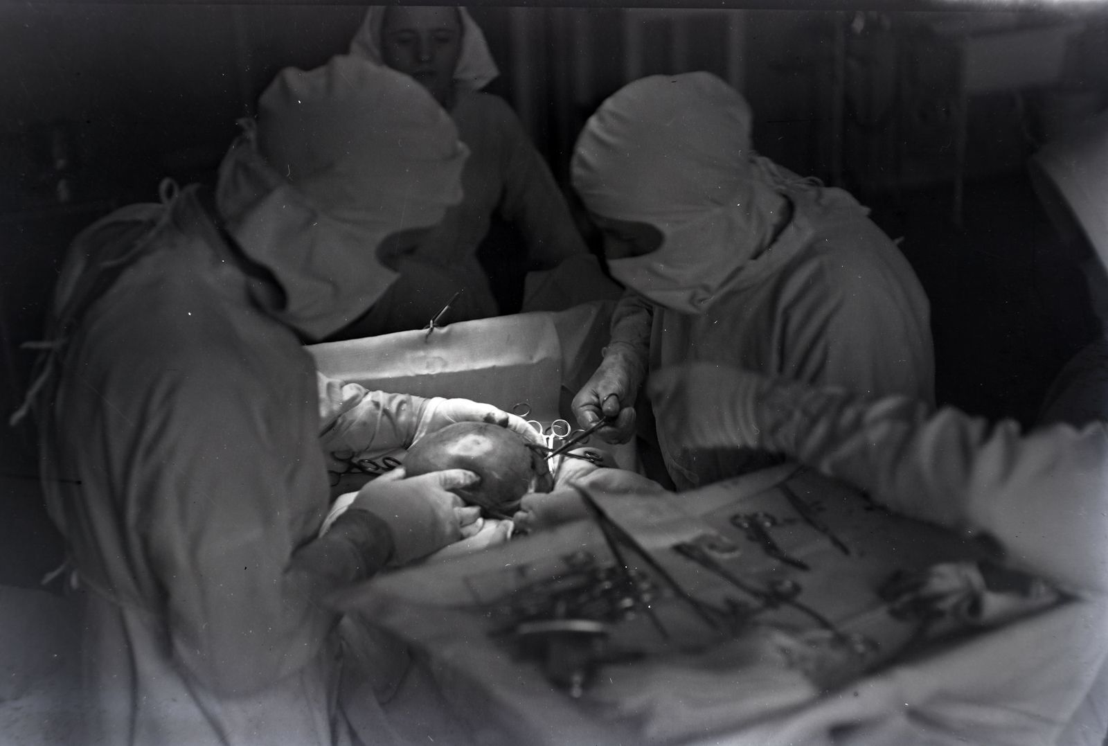 1941, Ferencz Zoltán Zénó, doctor, surgery, medical instrument, Fortepan #184144