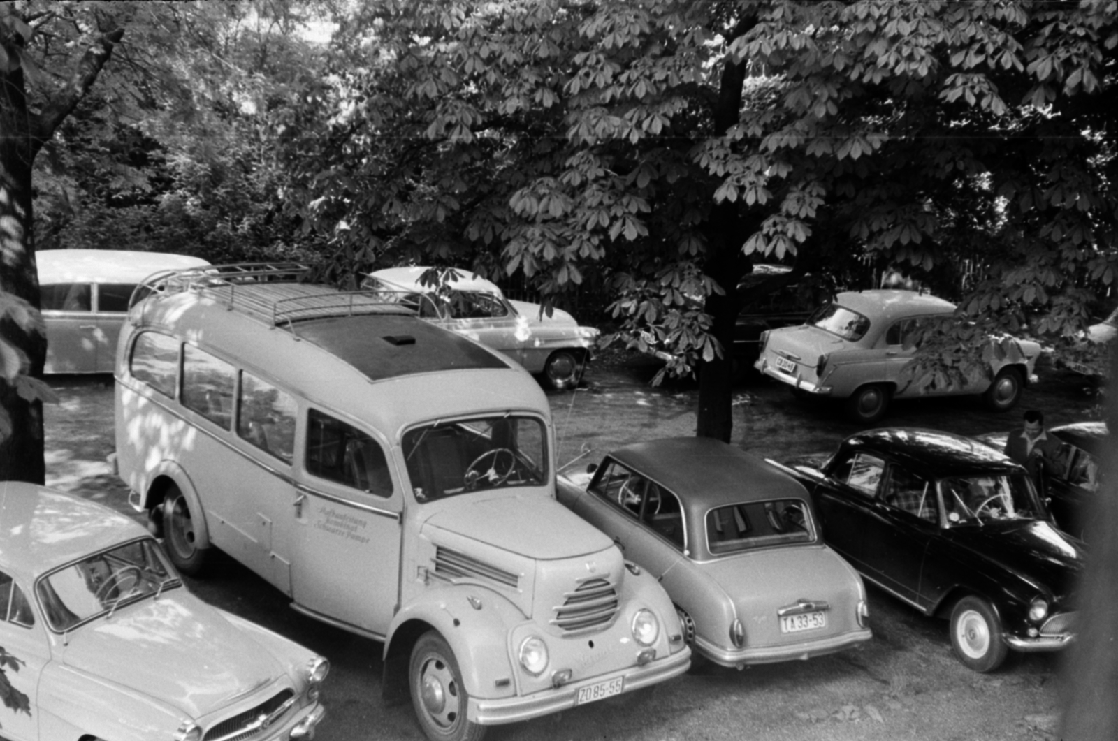 Németország, 1962, Ferencz Zoltán Zénó, NDK, AWZ P70 Zwickau, Robur Garant, Fortepan #184182