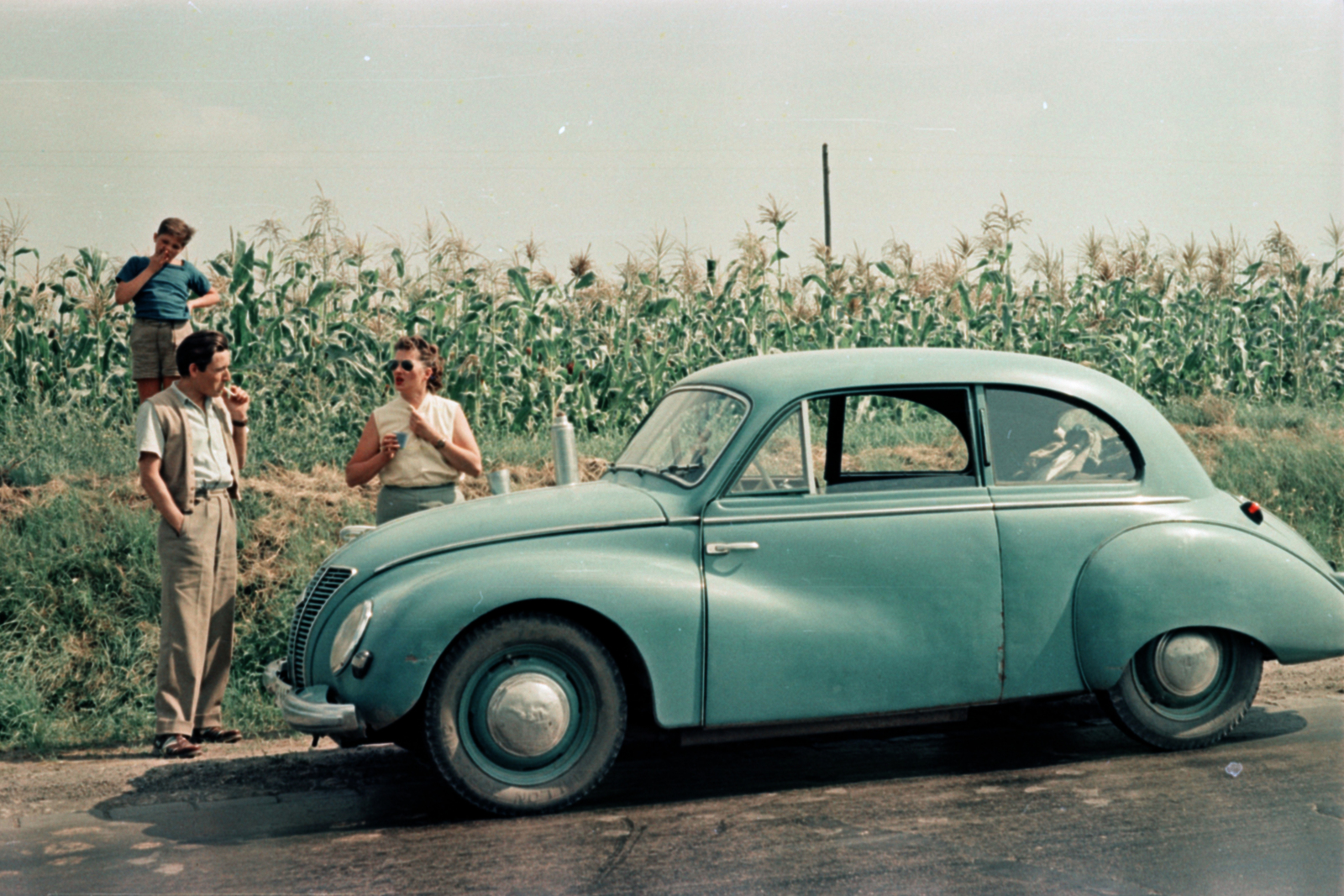 1958, Ferencz Zoltán Zénó, colorful, DKW-brand, Fortepan #184216