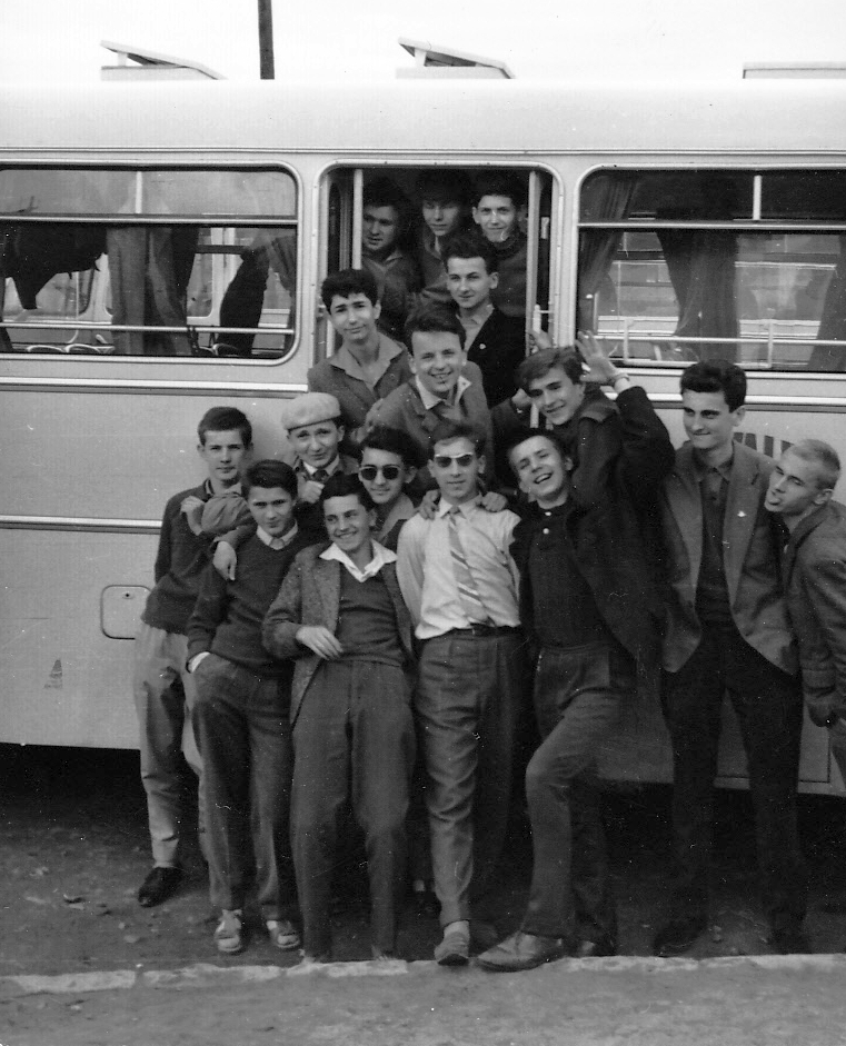 1962, László János, bus, tableau, Fortepan #18453