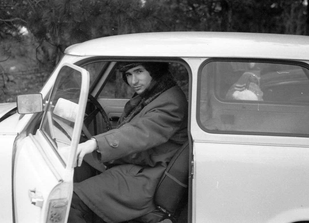 1970, László János, portrait, Trabant-brand, chauffeur, automobile, Fortepan #18456