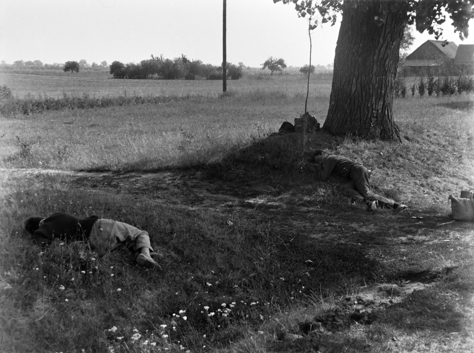 Poland, 1964, Inkei Péter, sleeping, Fortepan #184724