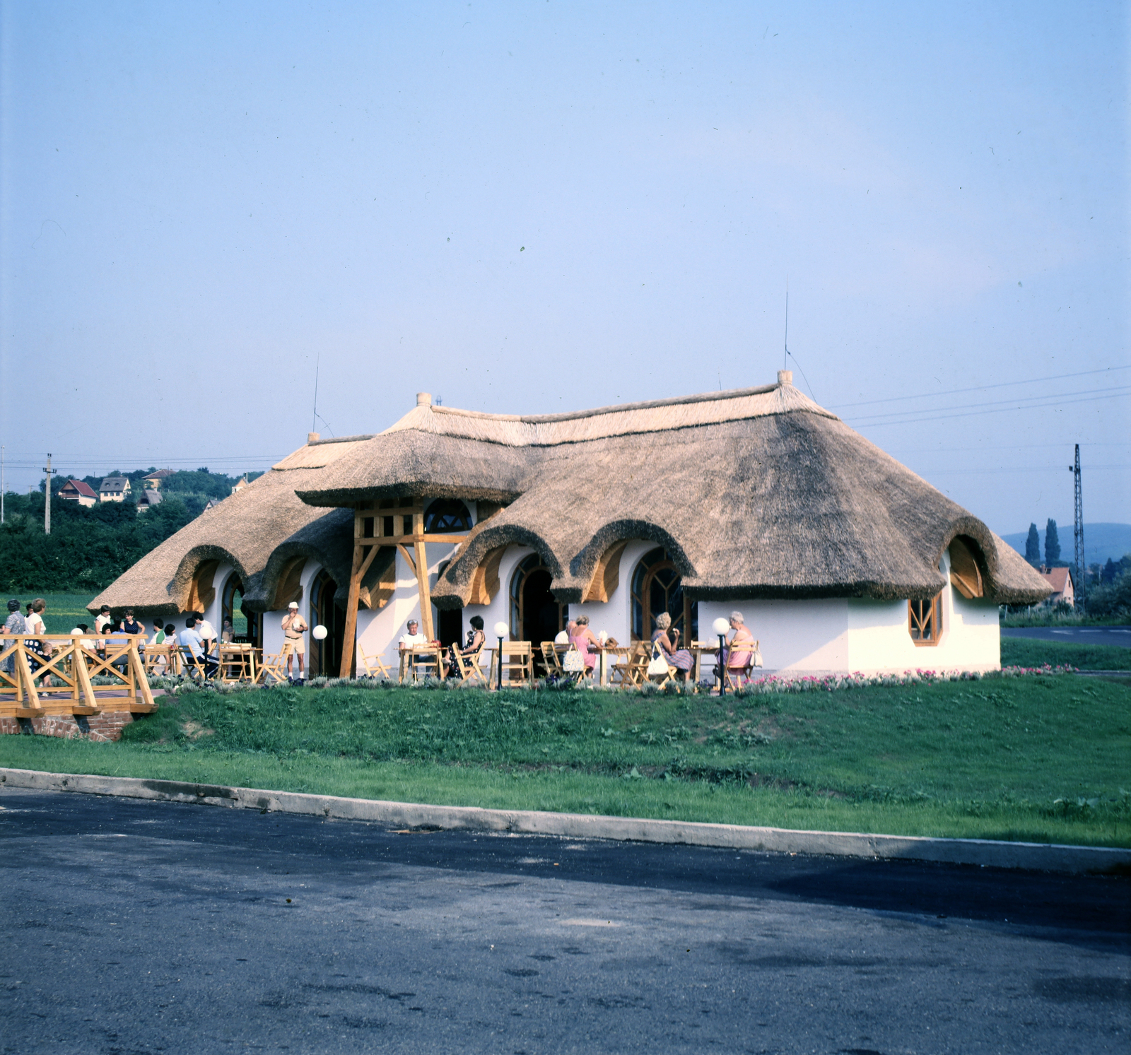 Magyarország, Velence, Nadapi út, Mérföldkő étterem., 1990, Inkey Tibor, színes, Fortepan #184836