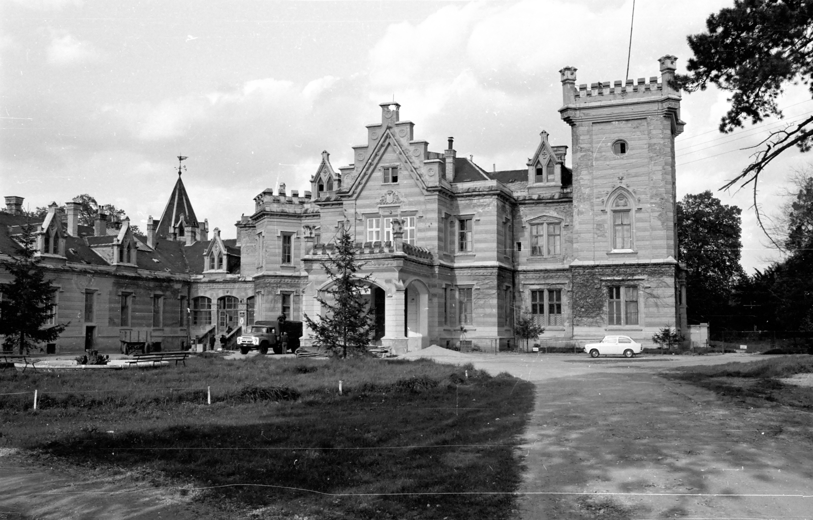 Magyarország, Nádasdladány, a Nádasdy-kastély és parkja., 1978, Kende János, Fortepan #184985