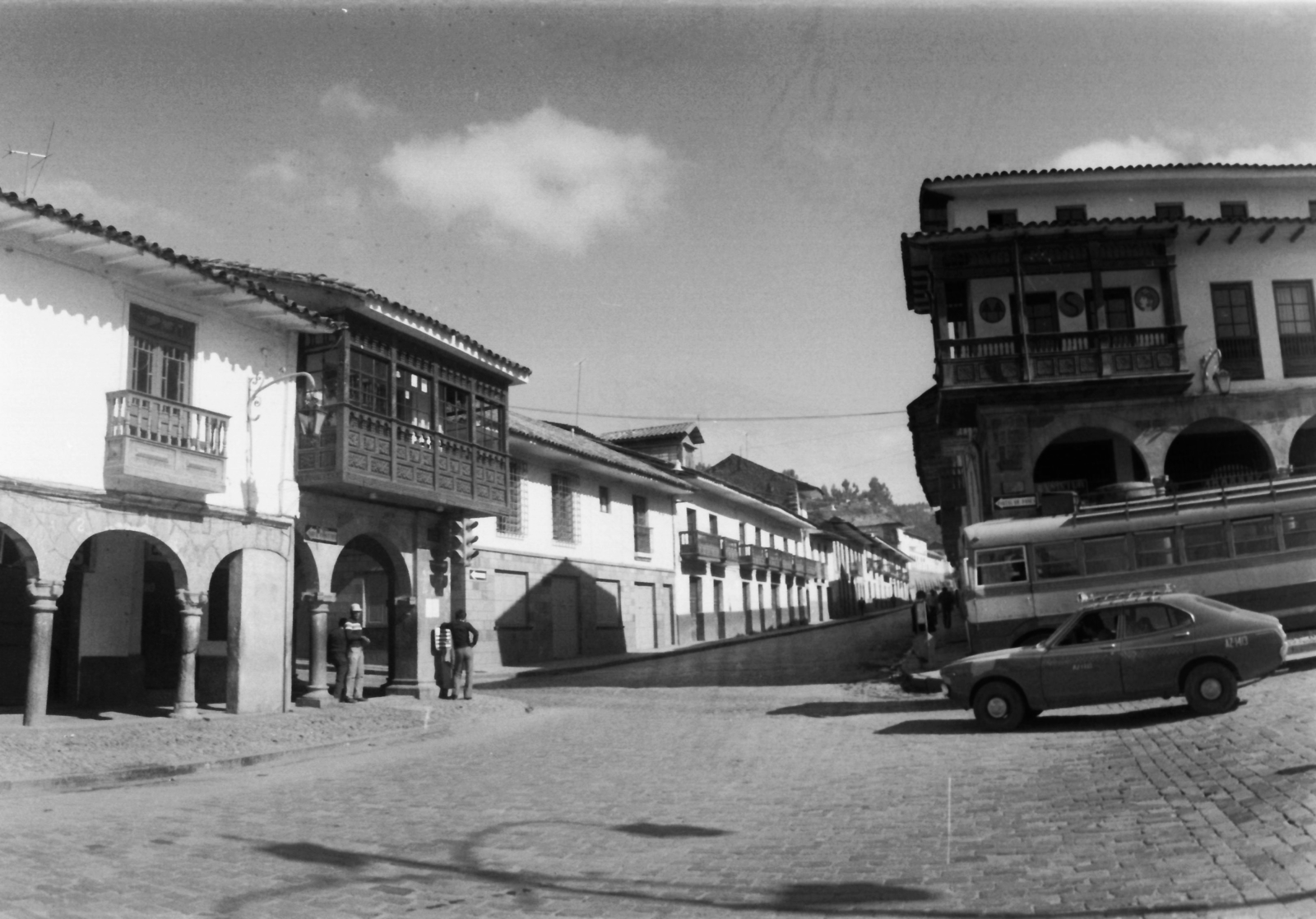 Plaza de Armas de Cuzco a Calle Plateros felé nézve., 1981, Kende János, Fortepan #185030