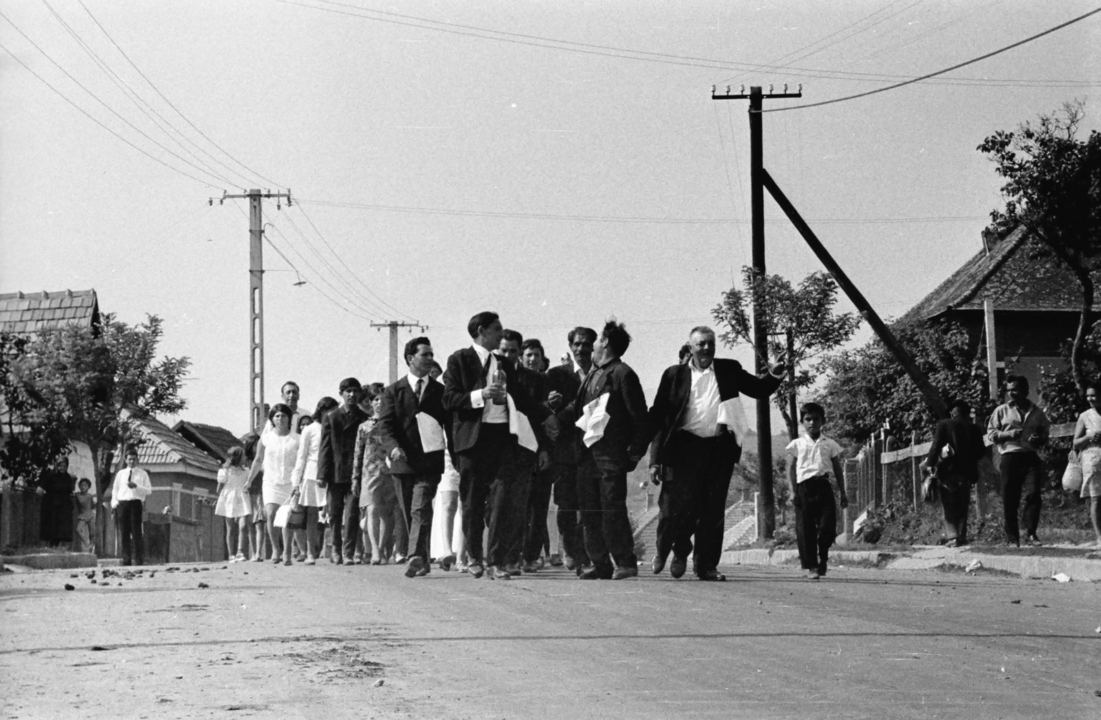 Magyarország, Sály, Kossuth Lajos utca.., 1971, Kende János, esküvő, Fortepan #185062