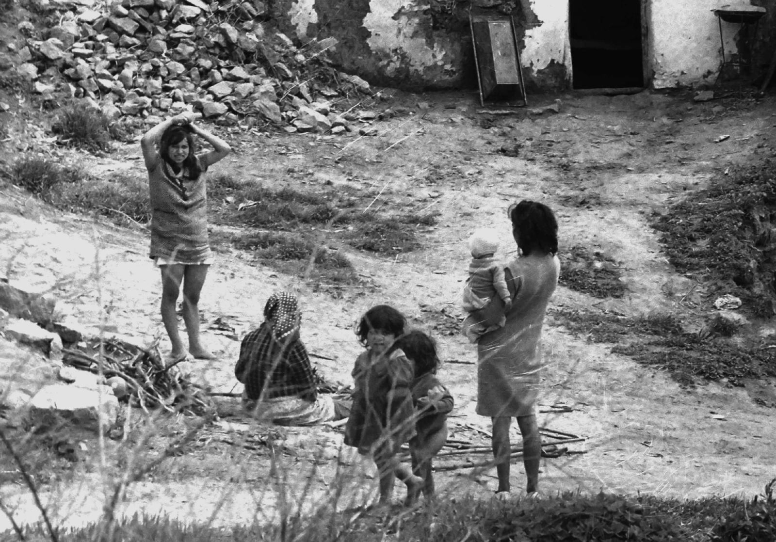 Hungary, Sály, barlanglakás., 1972, Kende János, Fortepan #185143