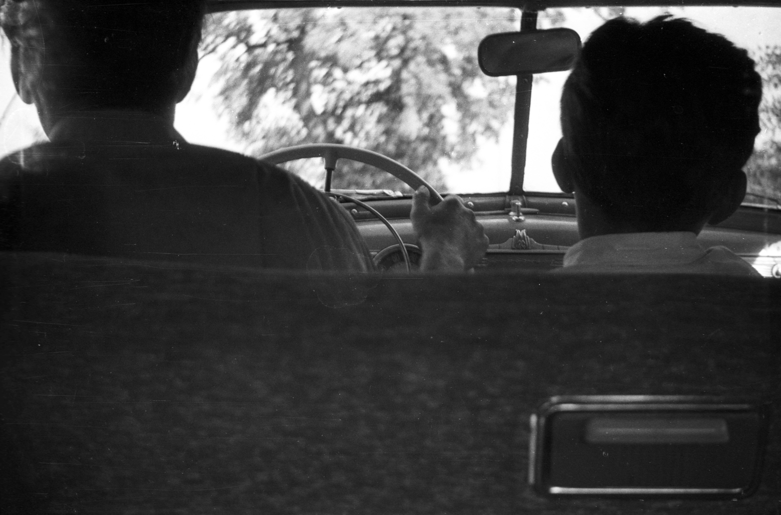 1960, Kende János, vehicle interior, Fortepan #185352