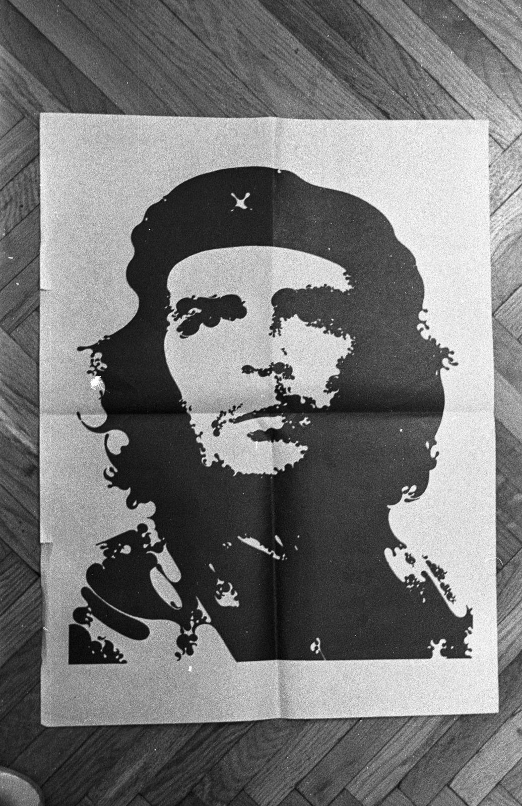 1973, Kende János, Che Guevara-ábrázolás, Fortepan #185391
