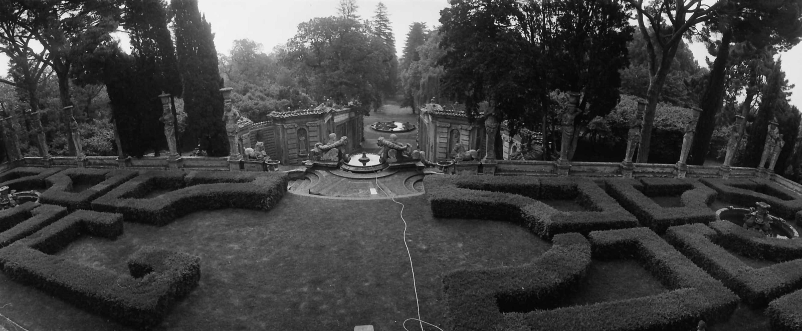 Italy, Villa Farnese, a kert a Casino épület felől., 1981, Kende János, Fortepan #185463