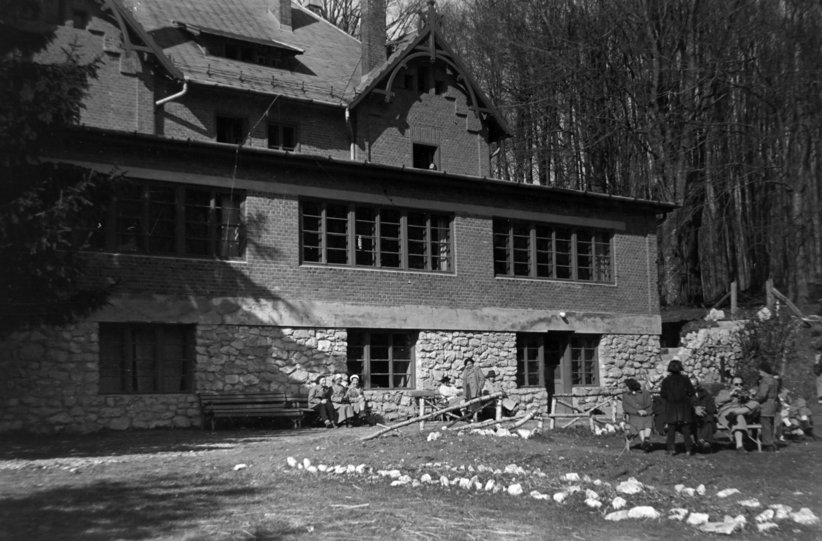 Magyarország, Nagyvisnyó,Bánkút, menedékház., 1957, Tóth Tibor, menedékház, Fortepan #185598