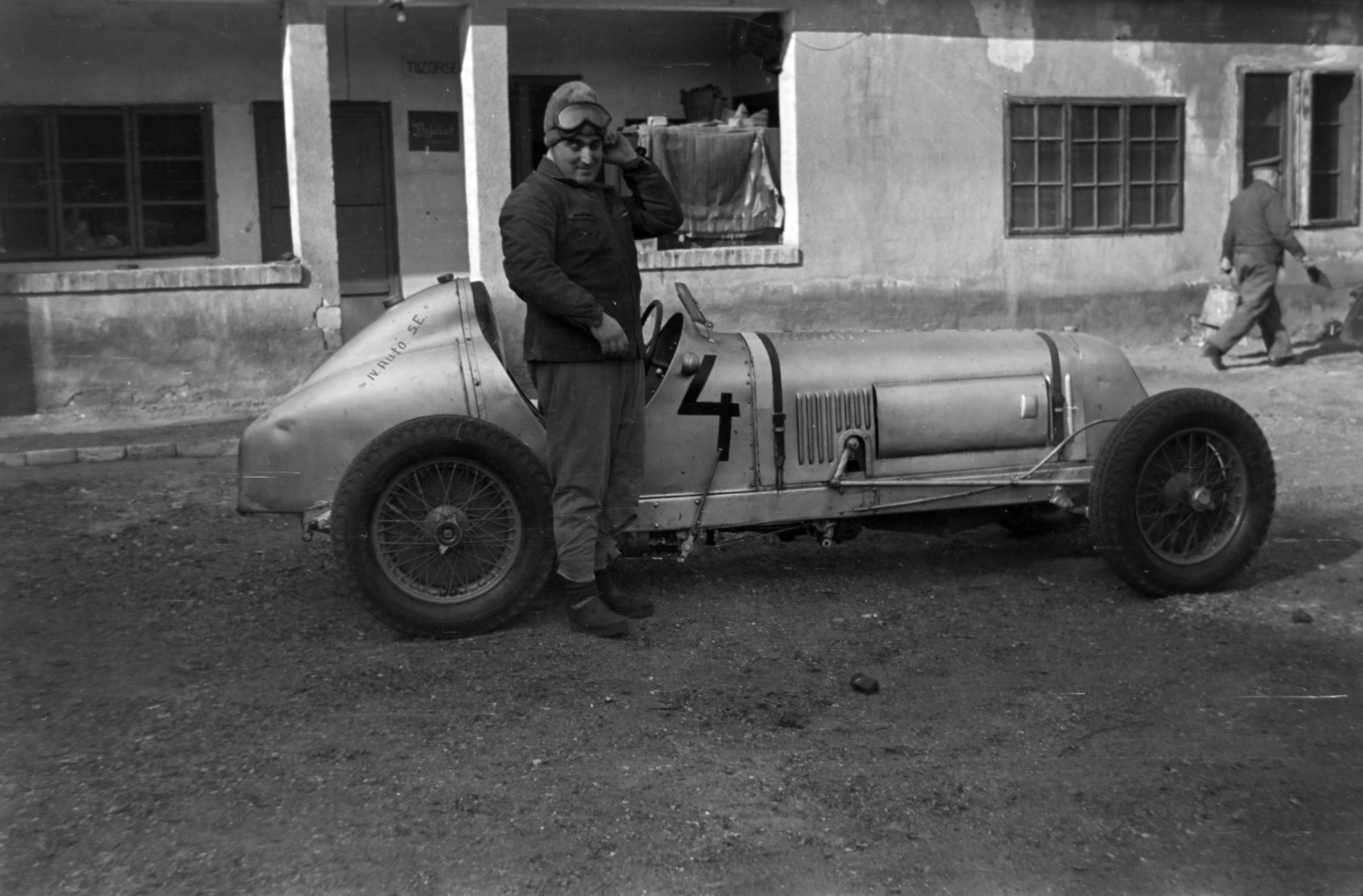 1957, Tóth Tibor, szervíz, starting number, Fortepan #185603