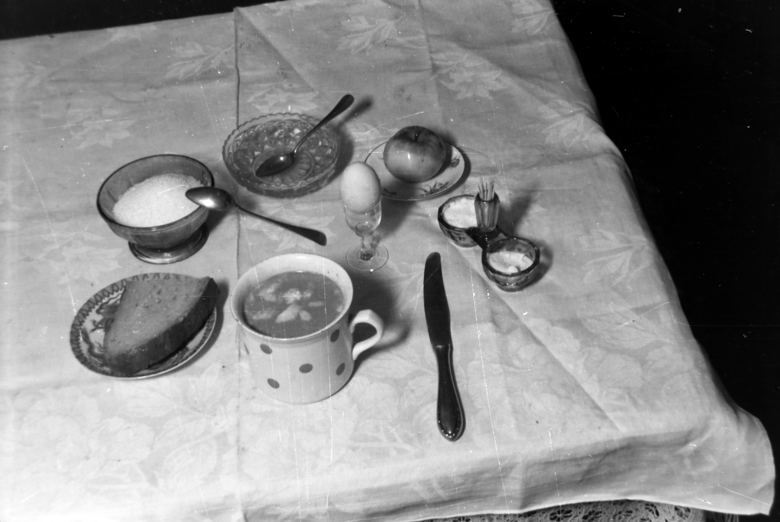 1954, Tóth Tibor, still life, Fortepan #185650