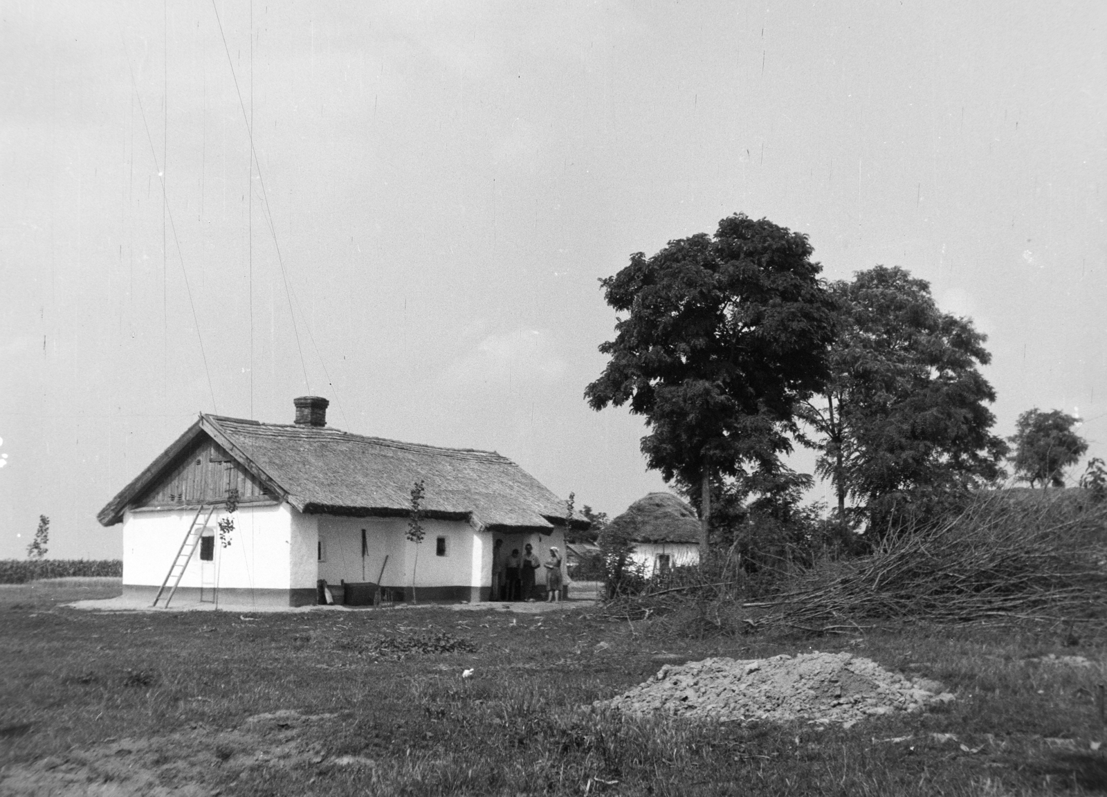 1958, Kádár József, farmhouse, Fortepan #185761