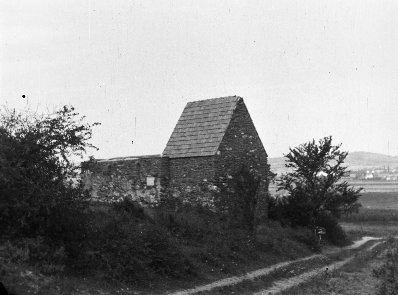 Magyarország,Balaton, Tihany, Apáti templomrom., 1959, Kádár József, rom, Fortepan #185775