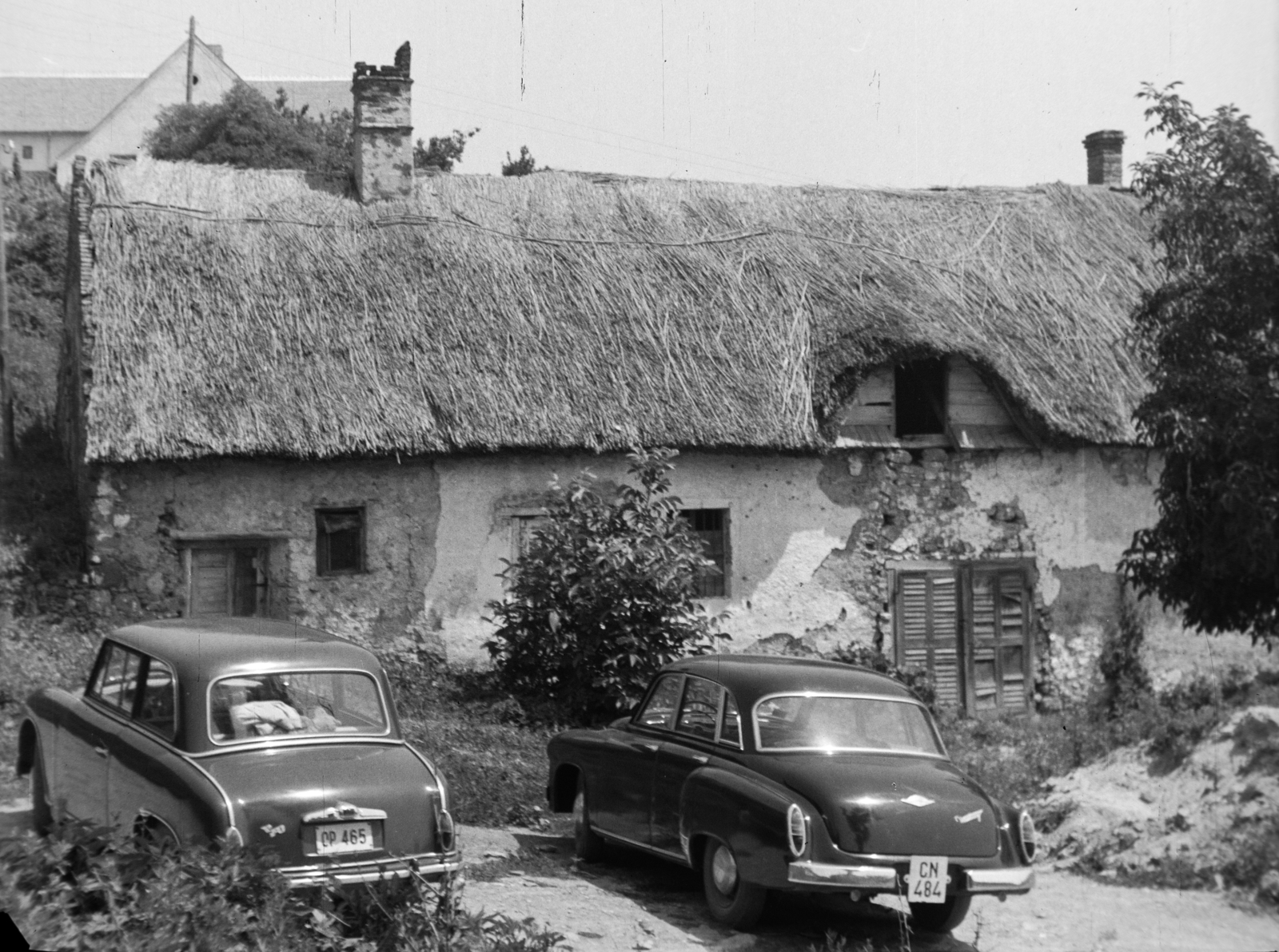 1959, Kádár József, farmhouse, thatched roof, Fortepan #185779