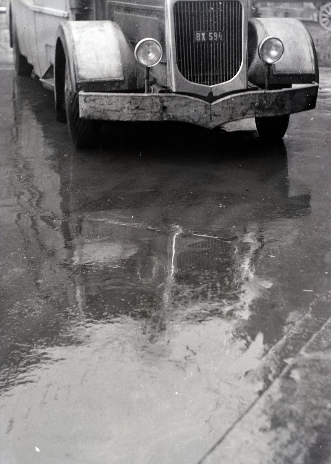 1936, Vaskapu utca, reflection, Fortepan #185854