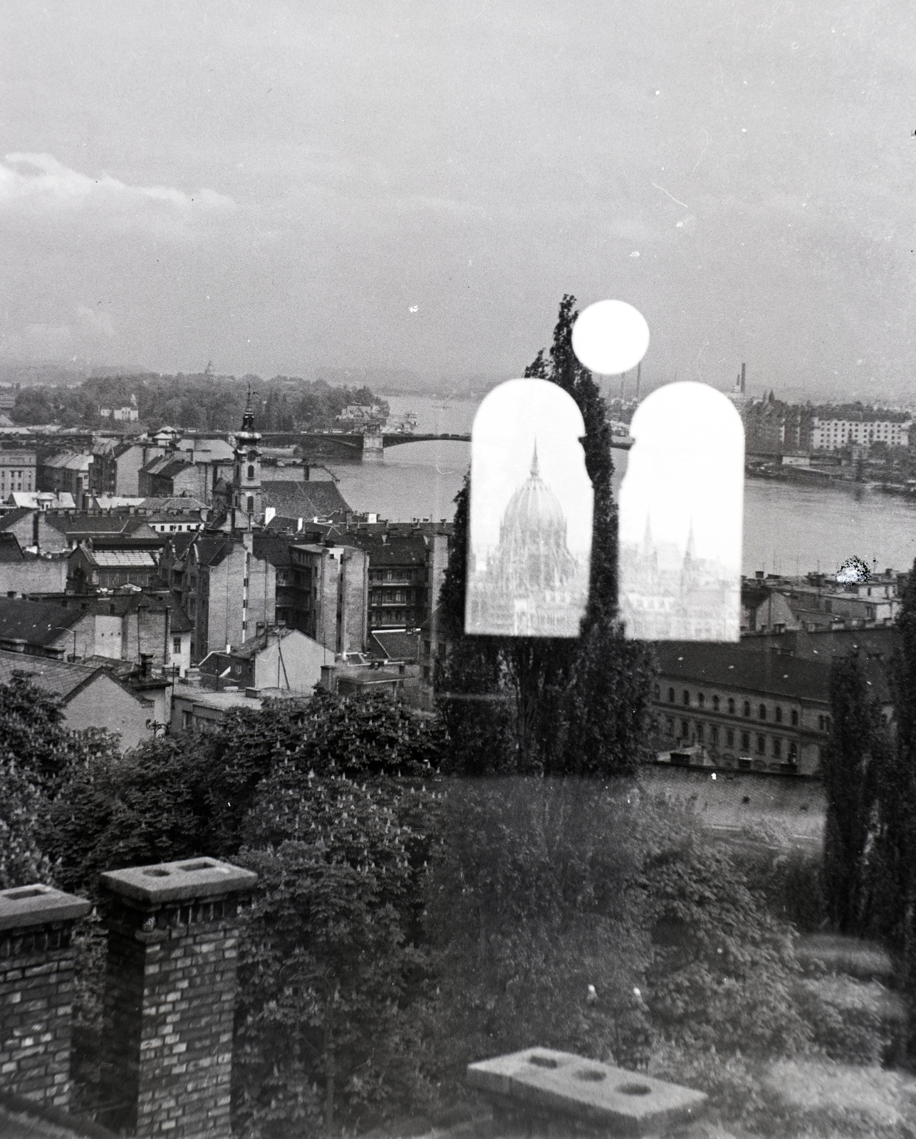 Hungary, Budapest I., kilátás a Margit híd felé., 1939, Vaskapu utca, Budapest, Fortepan #185860