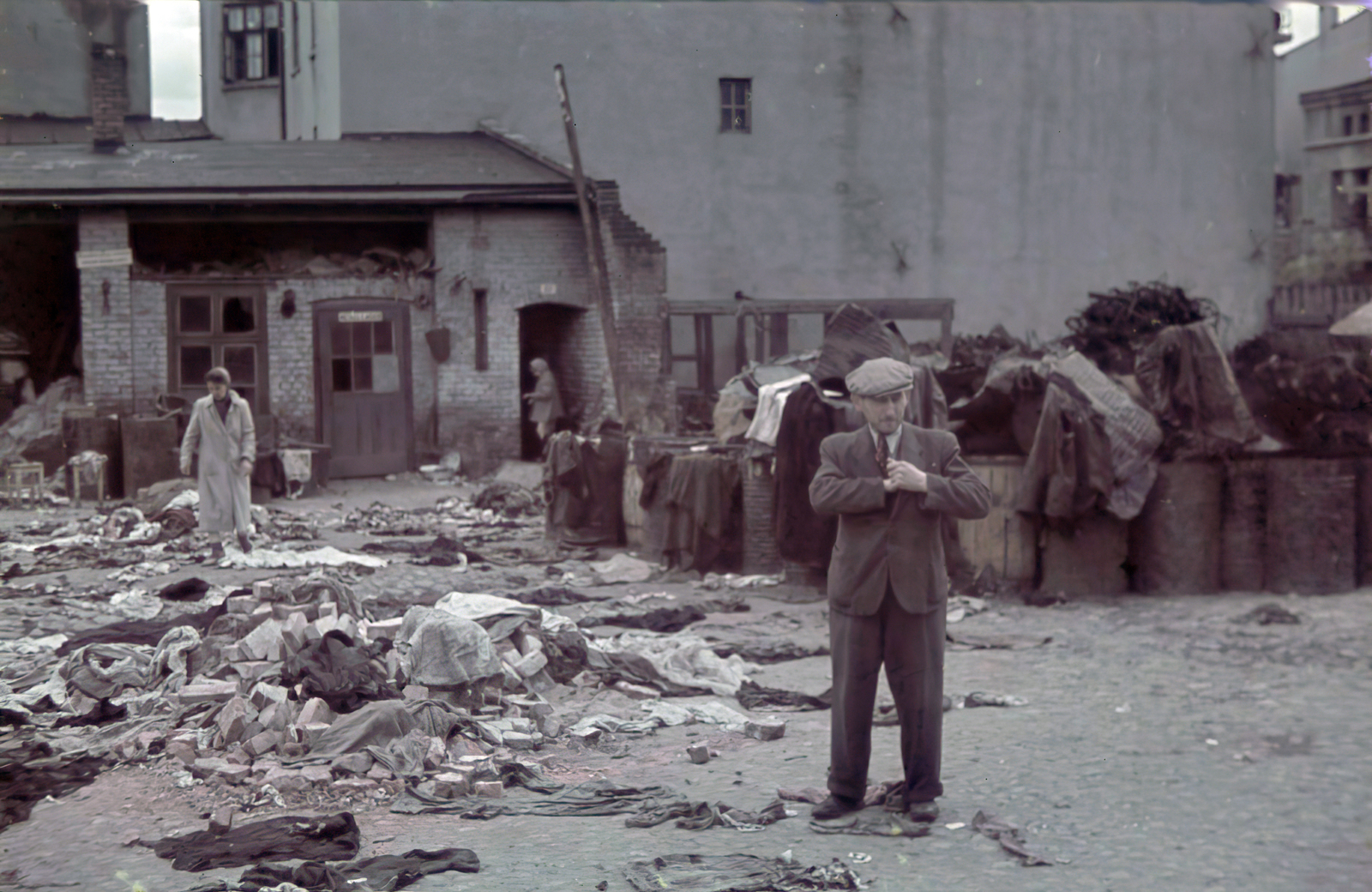 Lengyelország, Łódź, 1942, Fortepan/Album044, Walter Genewein, ruha, Fortepan #186119