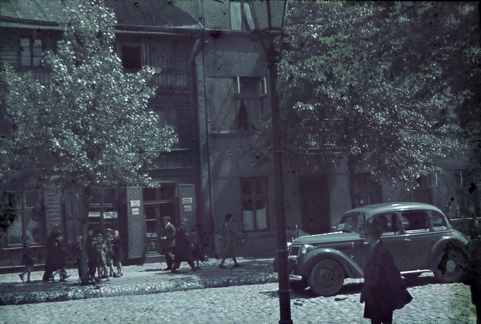 Poland, Łódź, 1942, Fortepan/Album044, automobile, Fortepan #186155