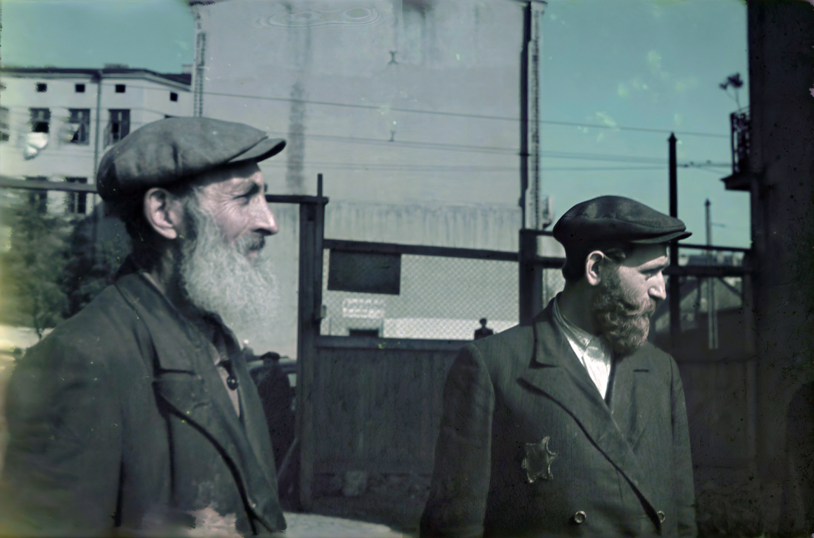 Poland, Łódź, 1942, Fortepan/Album044, judaism, beard, men, Fortepan #186193