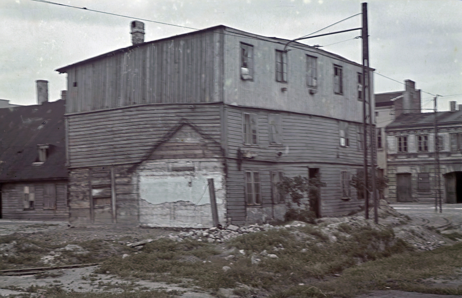 Poland, Łódź, 1942, Fortepan/Album044, building, Fortepan #186243