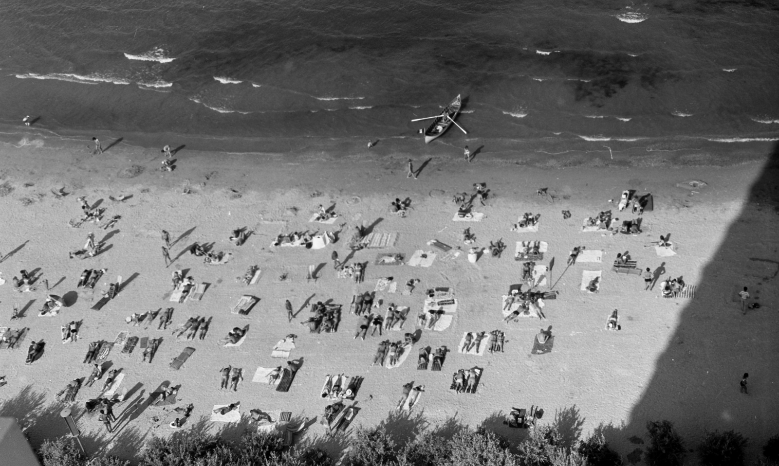 Romania, Constanța, Mamaia, Hotel Parc, tetőterasz., 1975, Gulyás Zsuzsa, Fortepan #186481
