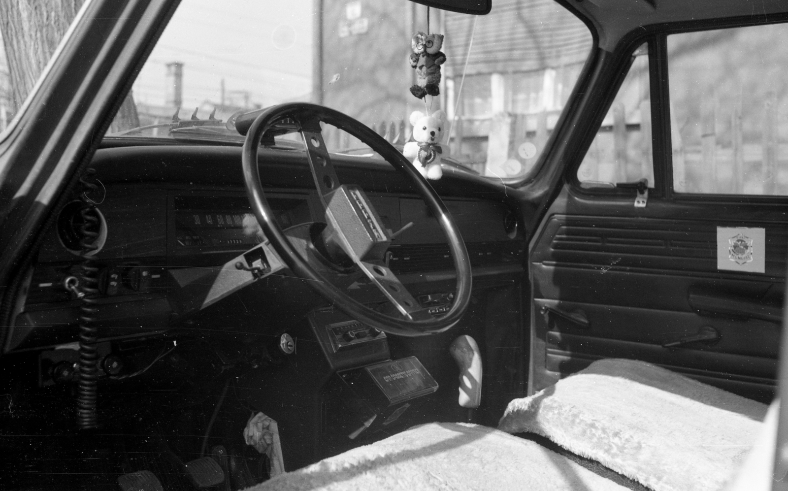 1981, Gulyás Zsuzsa, vehicle interior, Fortepan #186516