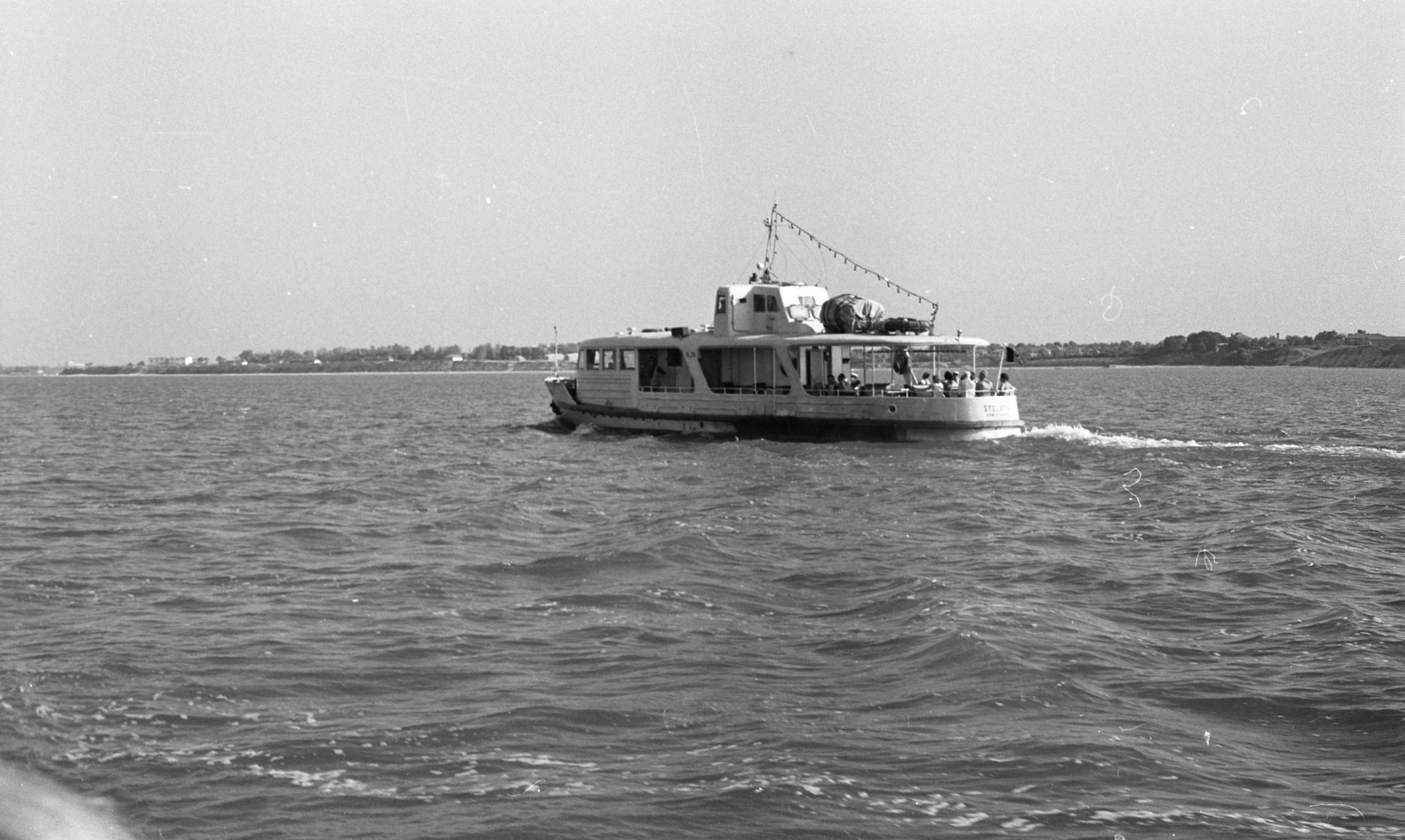 Romania, Constanța, 1975, Gulyás Zsuzsa, ship, Fortepan #186569