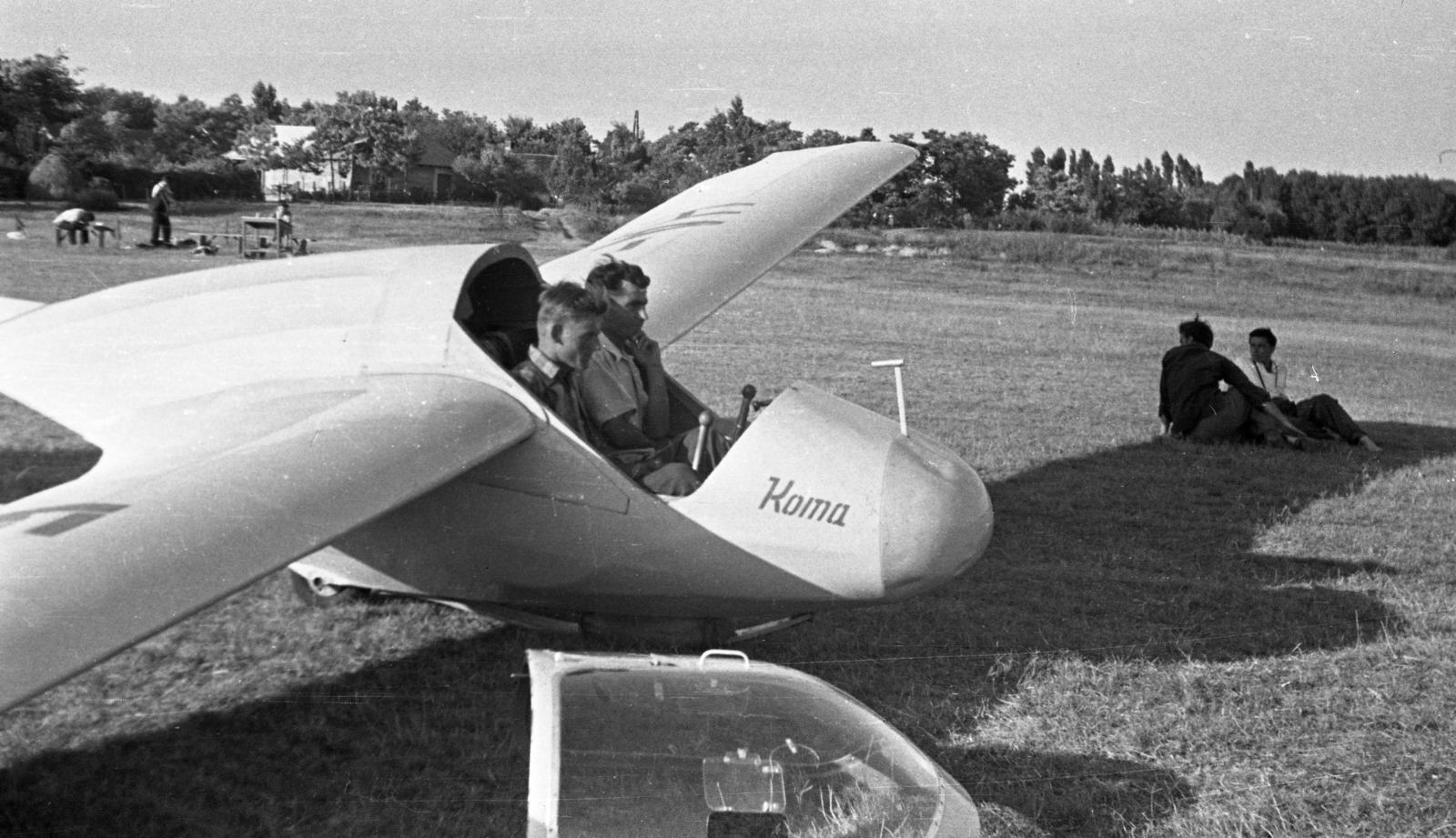 1958, Gulyás Zsuzsa, sailplane, Fortepan #186608