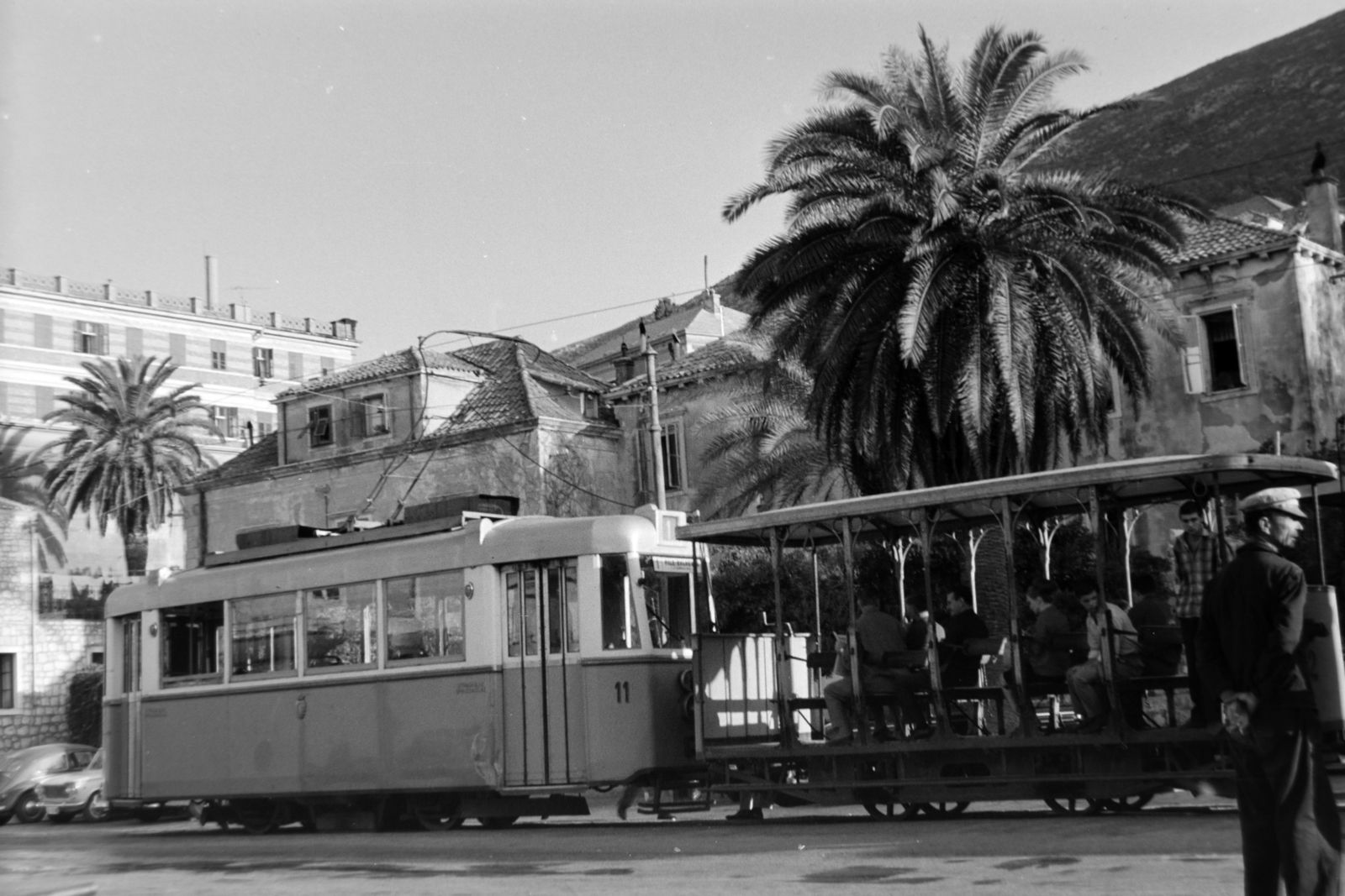 Horvátország, Dubrovnik, Brsalje ulica (Put Marsala Tita), háttérben az Imperial hotel., 1965, Fortepan/Album037, Fortepan #186726