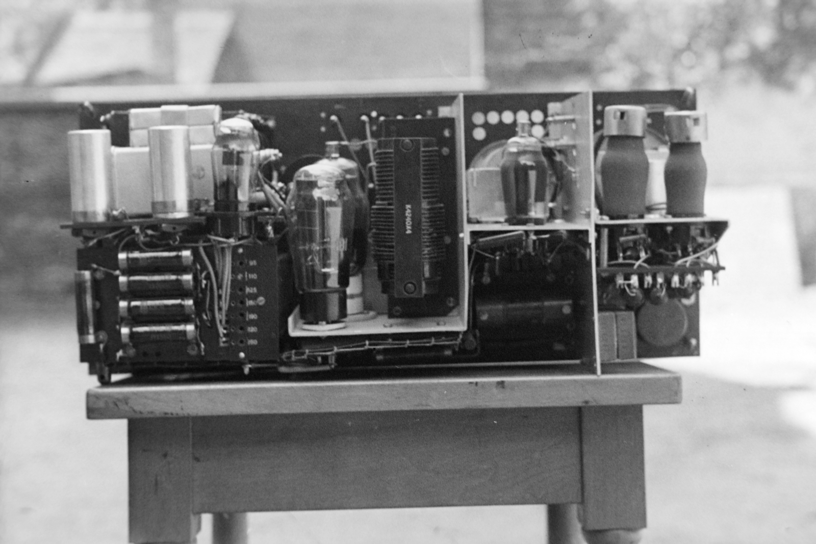 1954, Fortepan/Album038, radio broadcasting, Fortepan #186882