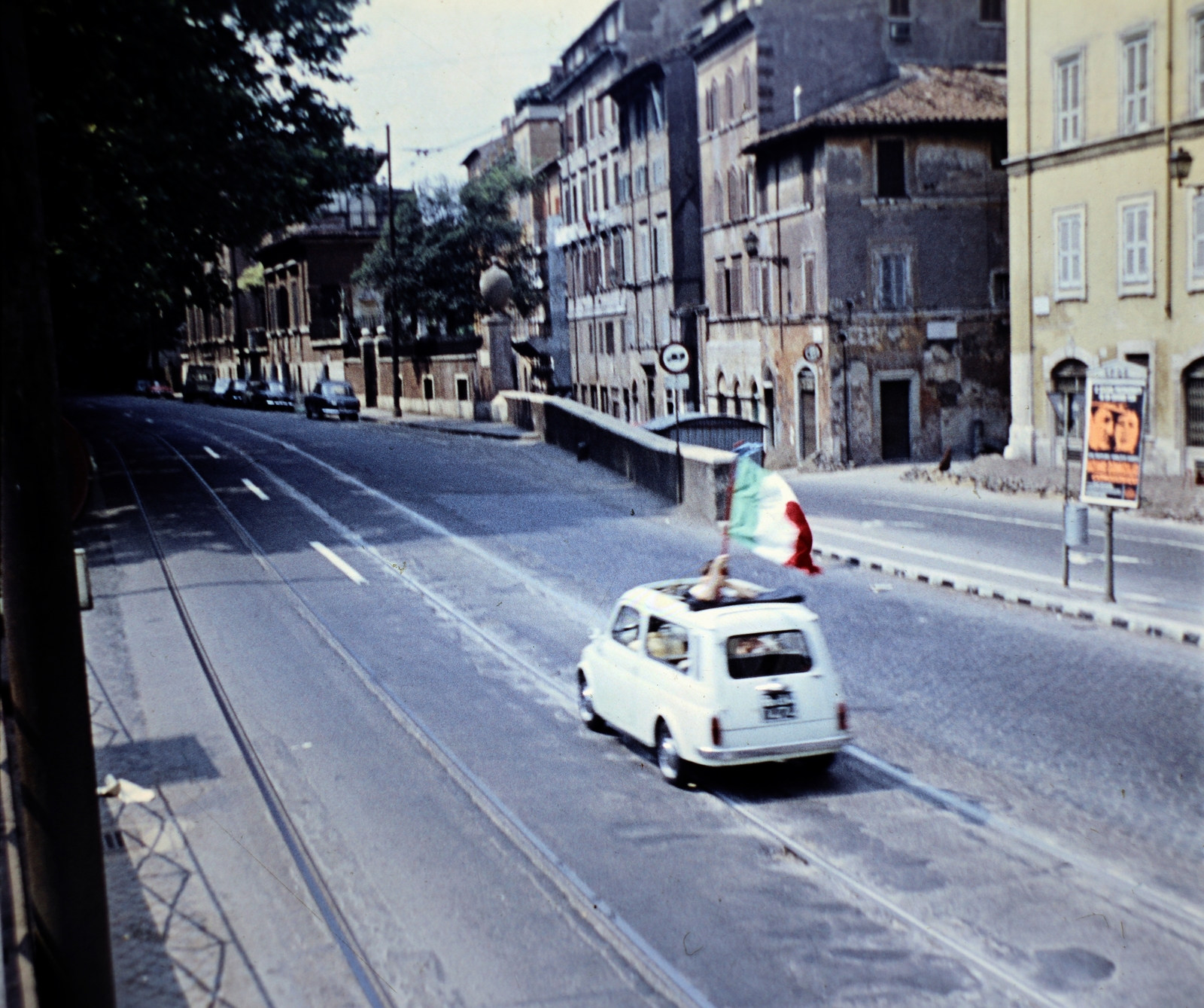 Italy, Rome, Lungotevere dei Tebaldi, jobbra a Via Giulia., 1964, Fortepan/Album018, colorful, Fortepan #187465