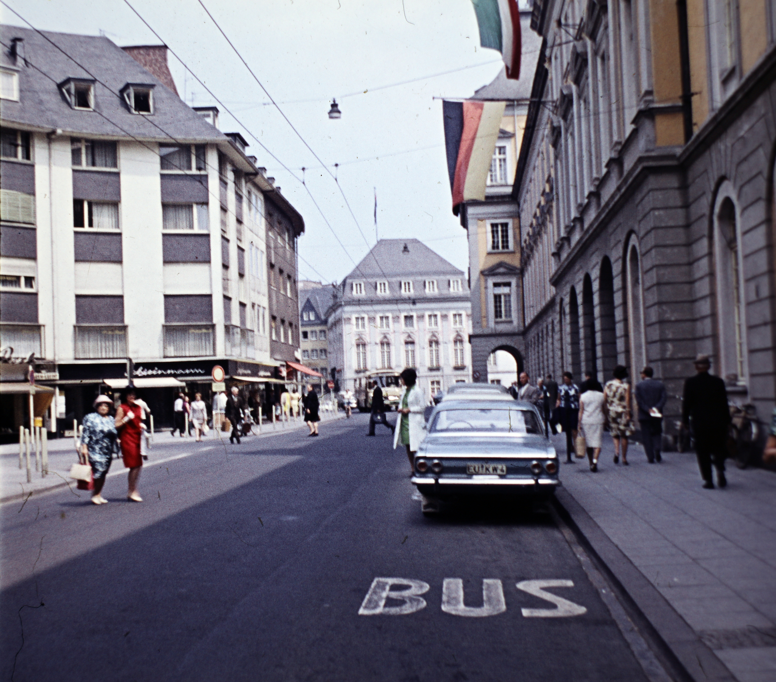 Germany, Bonn, Am Hof a Bischofsplatz felé nézve., 1968, Fortepan/Album018, Fortepan #187471