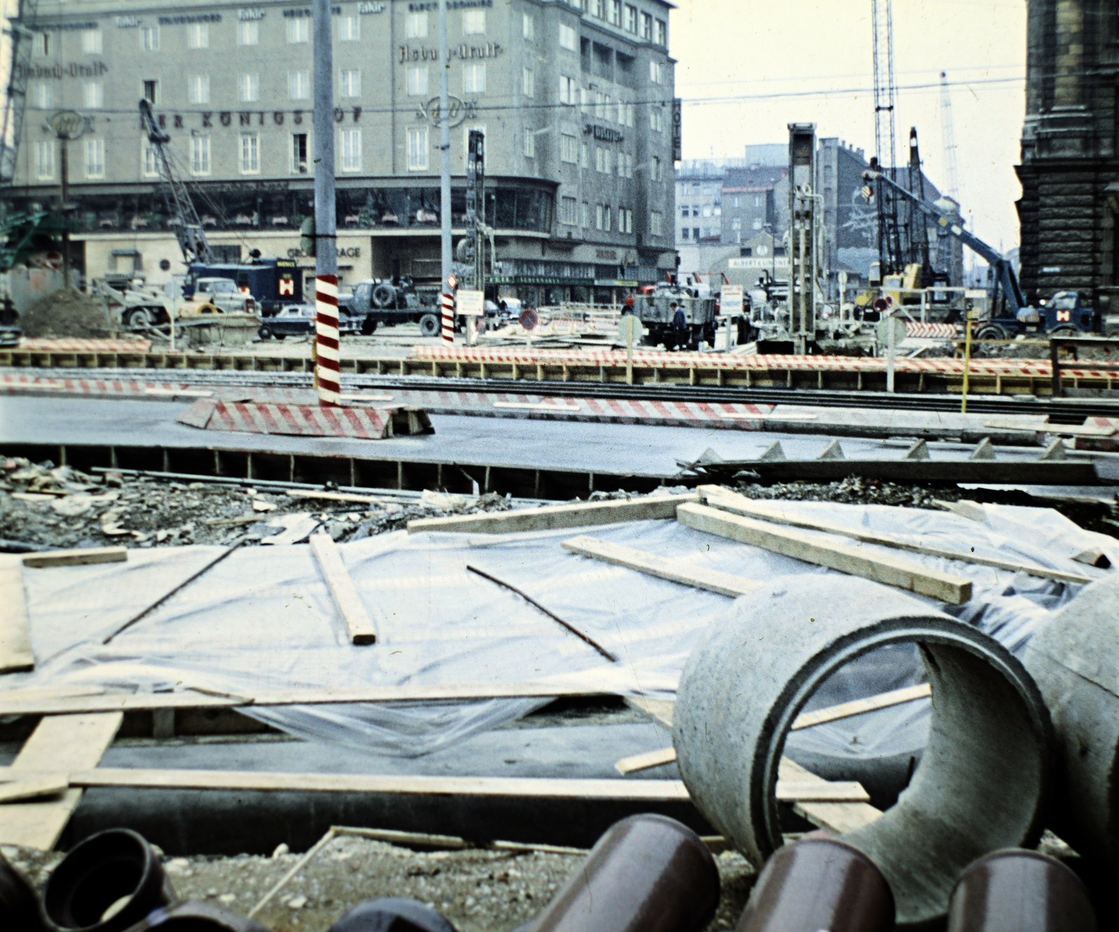 Germany, Munich, Karlsplatz a Prielmayerstrasse felé nézve., 1968, Fortepan/Album018, Fortepan #187475