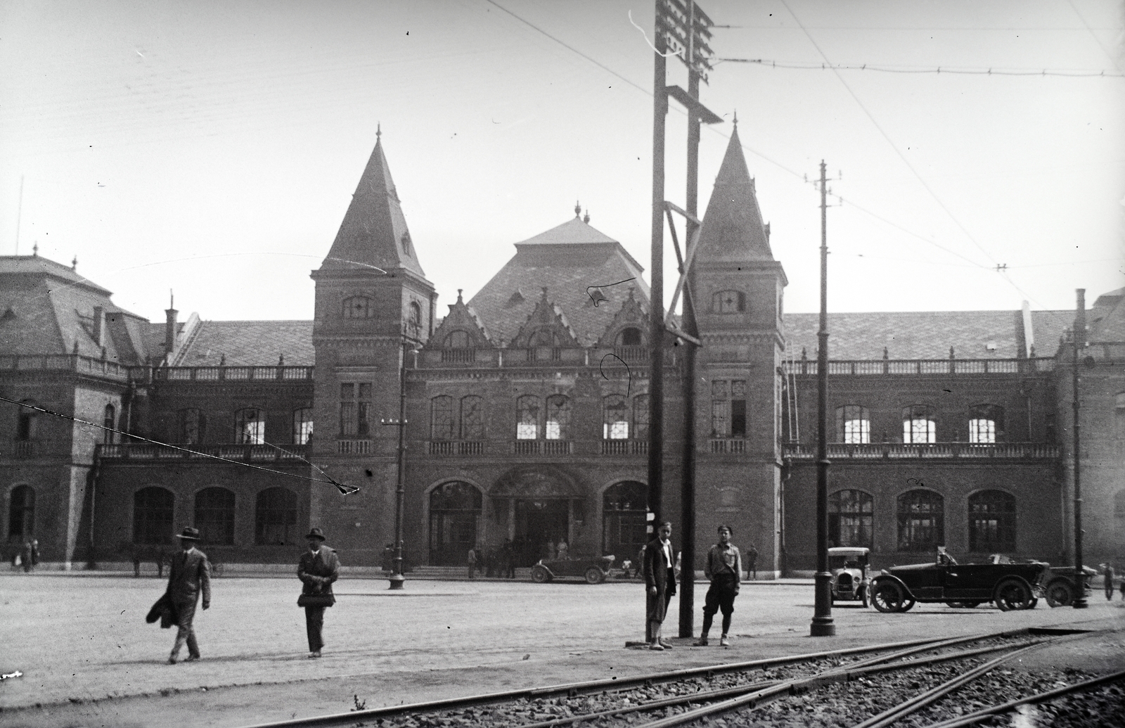 Hungary, Miskolc, Tiszai pályaudvar., 1931, Hirschler Károly, tower, train station, Fortepan #187544