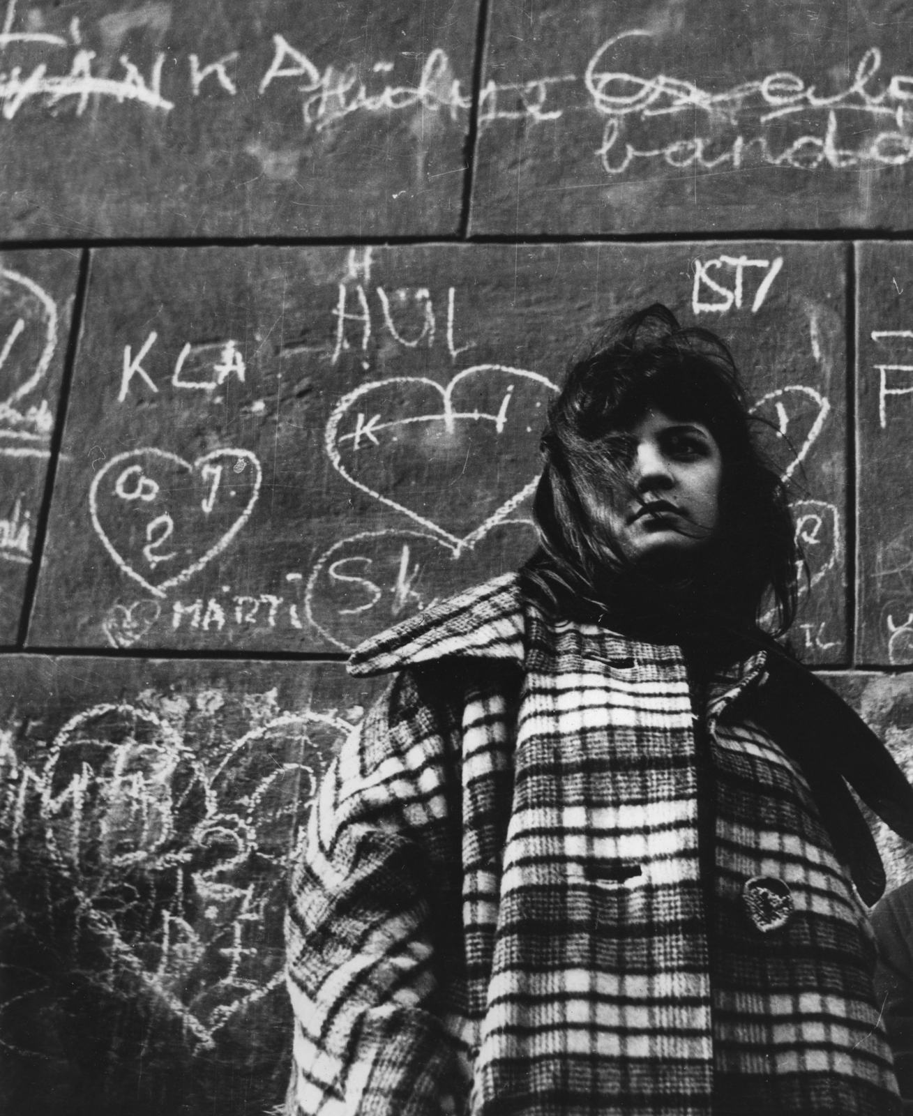 Hungary, 1972, Urbán Tamás, graffiti, Fortepan #18768