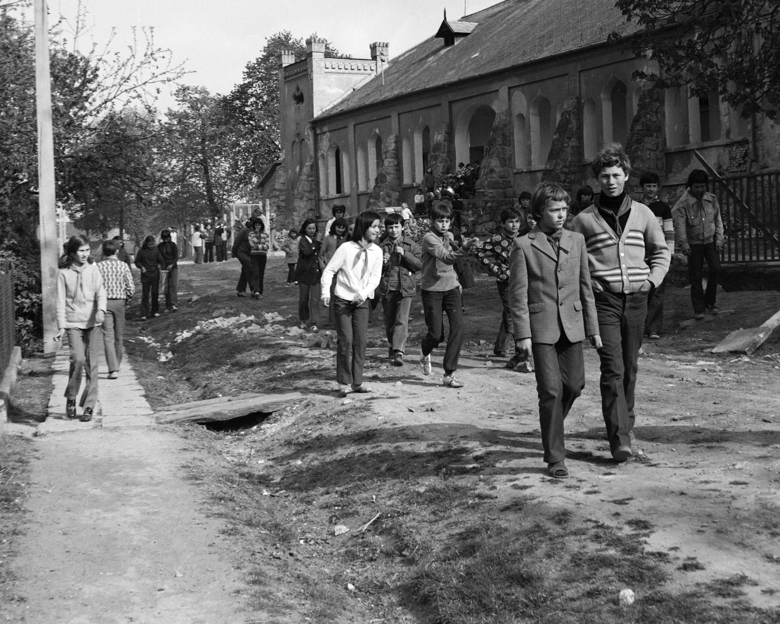 1973, Szalay Béla, pit, Buttress, Fortepan #187734