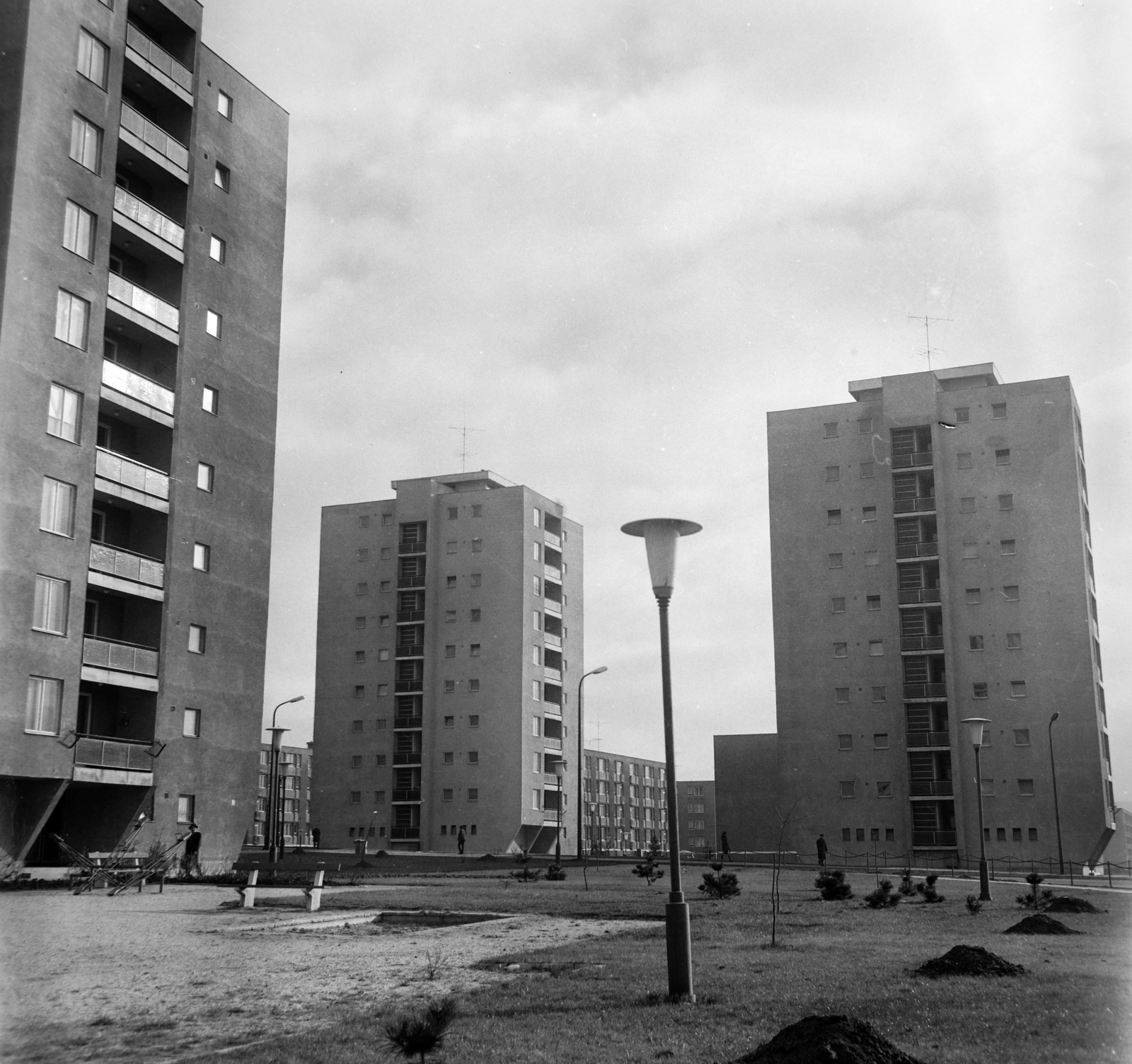 Hungary, Tata-Tóváros, Fő tér., 1975, Szalay Béla, Fortepan #187774