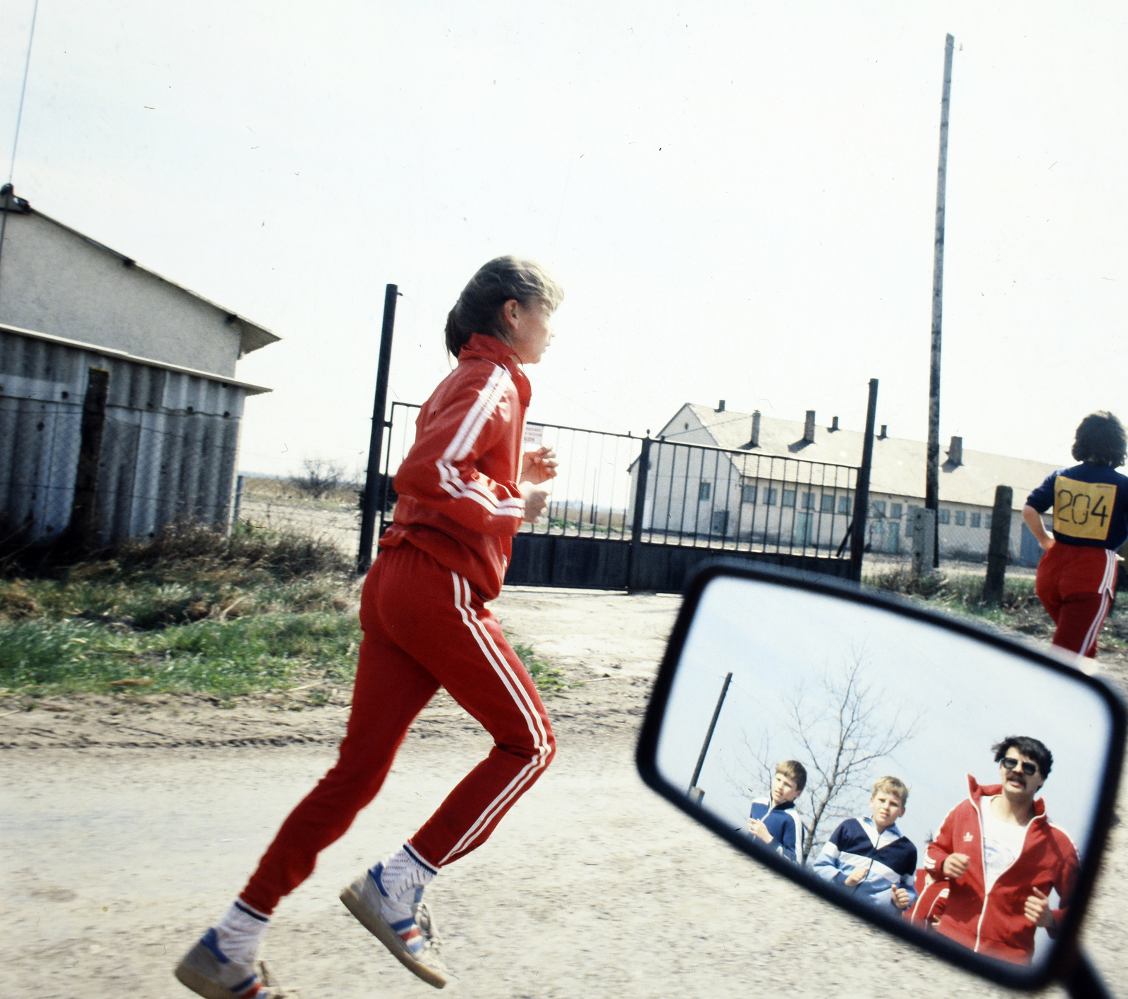 1983, Szalay Béla, colorful, rear-view mirror, Fortepan #187977