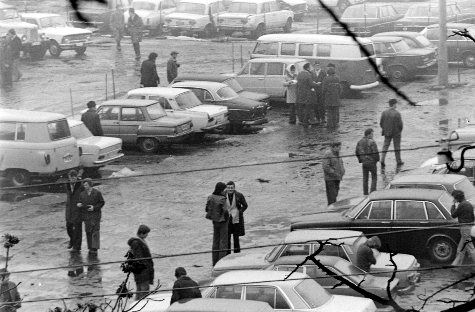 Hungary, Budapest XIII., Röppentyű utca, a Merkur használtautó-telepe., 1975, Urbán Tamás, volvo 140, Budapest, Fortepan #18821